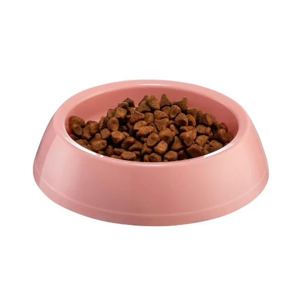 Büyük Boy Yuvarlak Kedi Köpek Mama Kabı Dayanıklı Plastik 22cm Ru