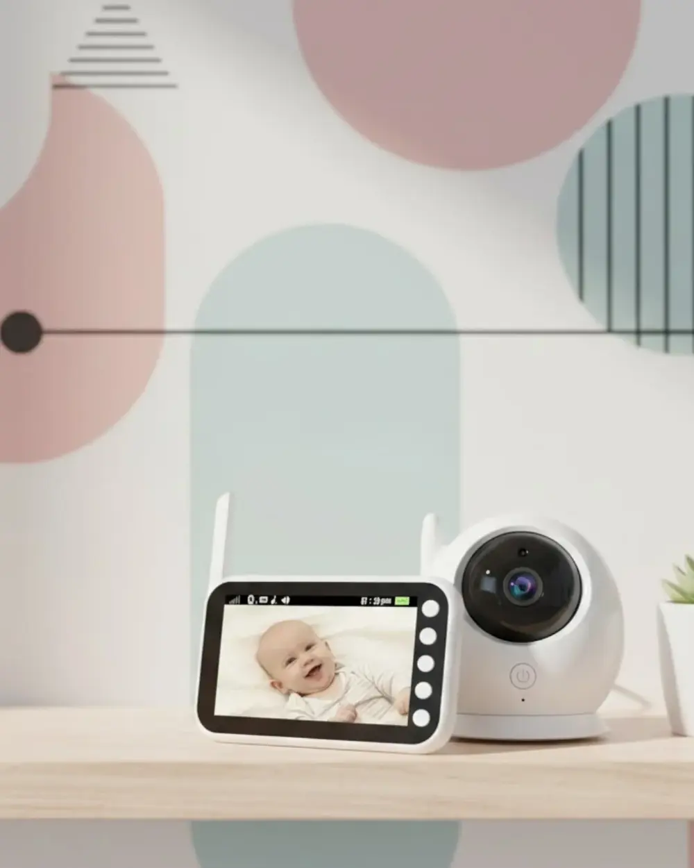 Büyük Ekranlı Bebek Kamerası Canlı İzleme ve Ses Dinleme