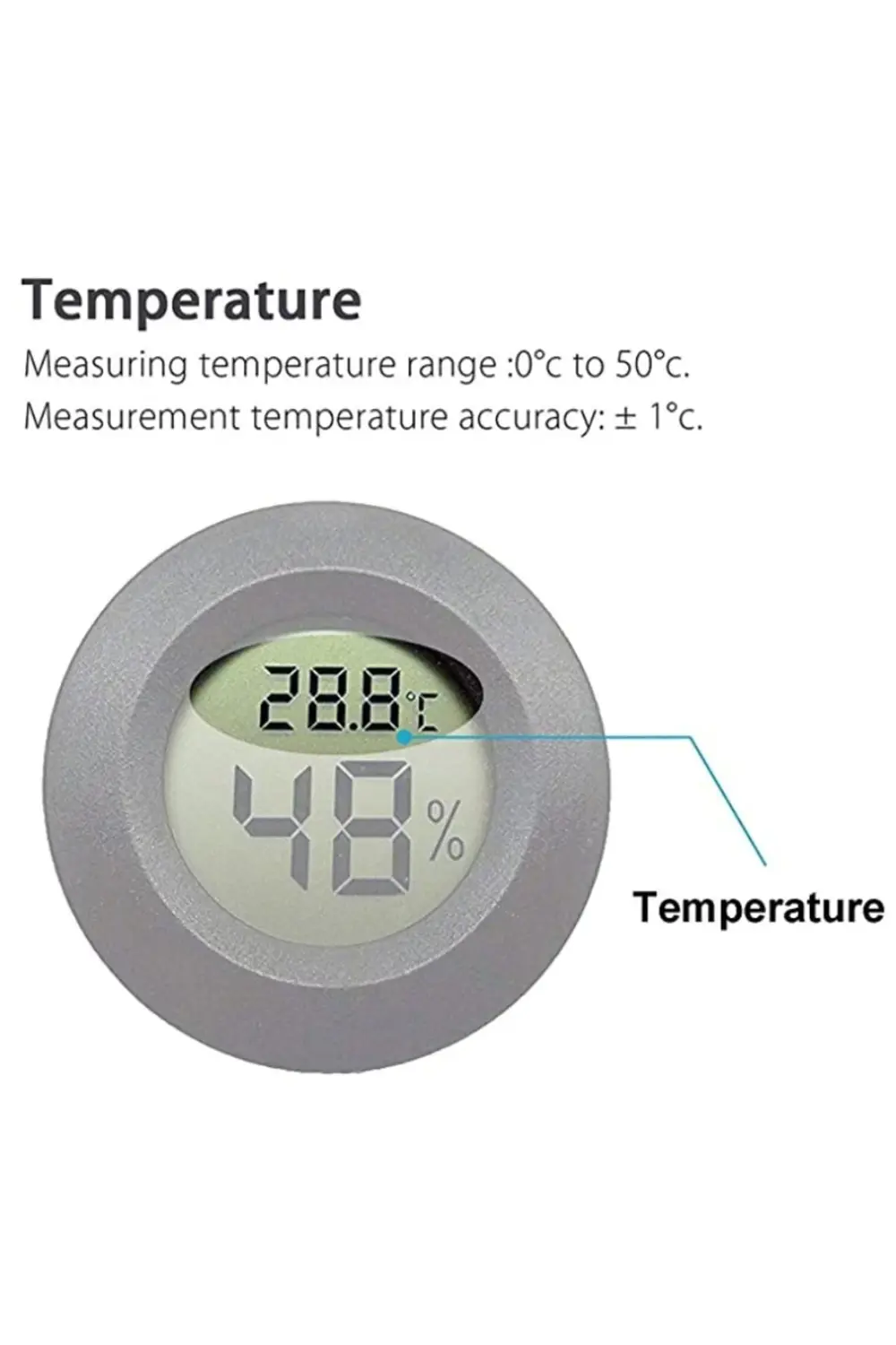 Büyük Ekranlı Dijital Termometre