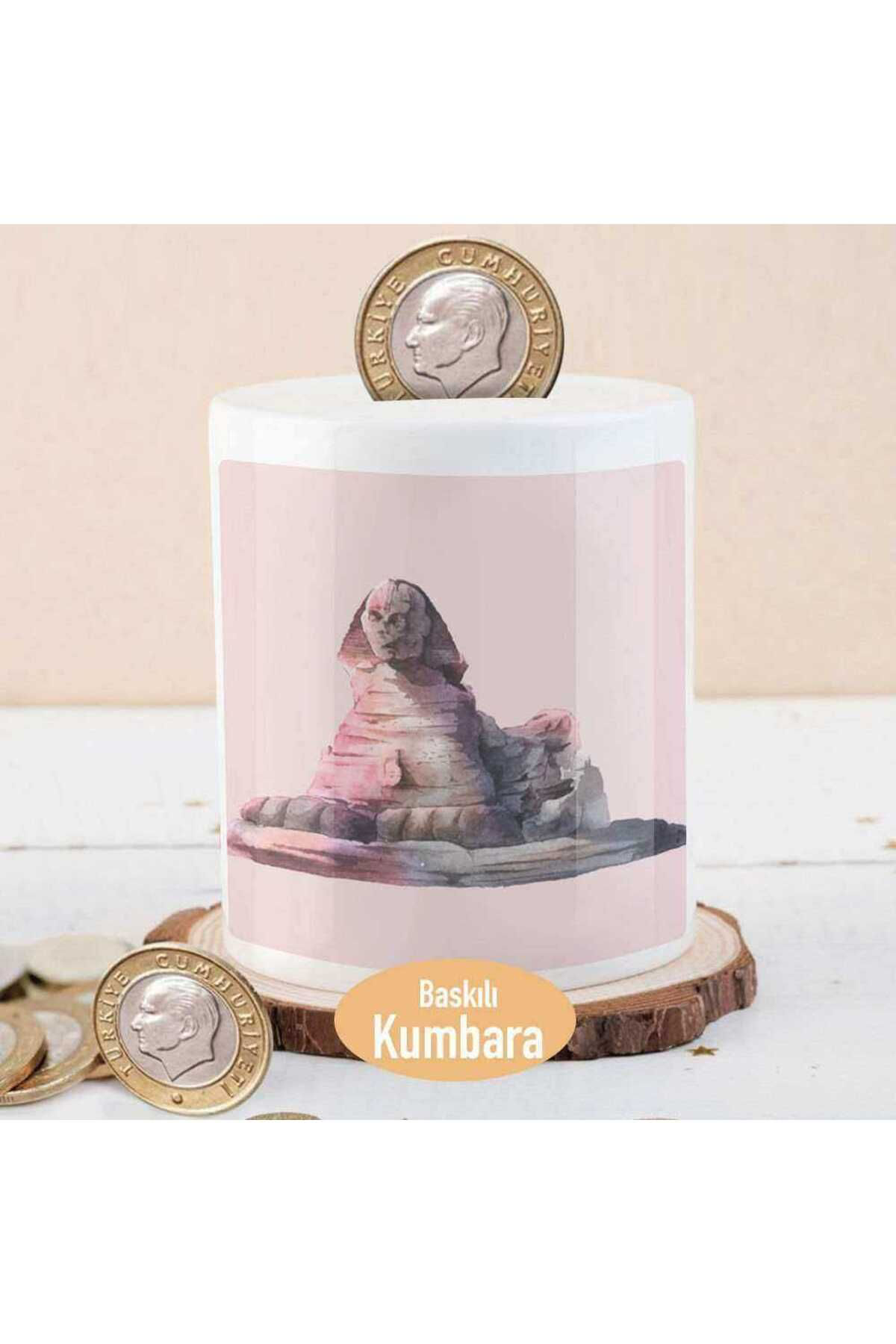 Cnpromosyon Büyük Gize Sfenksi Baskili Para Birikim Kumbarasi-59085