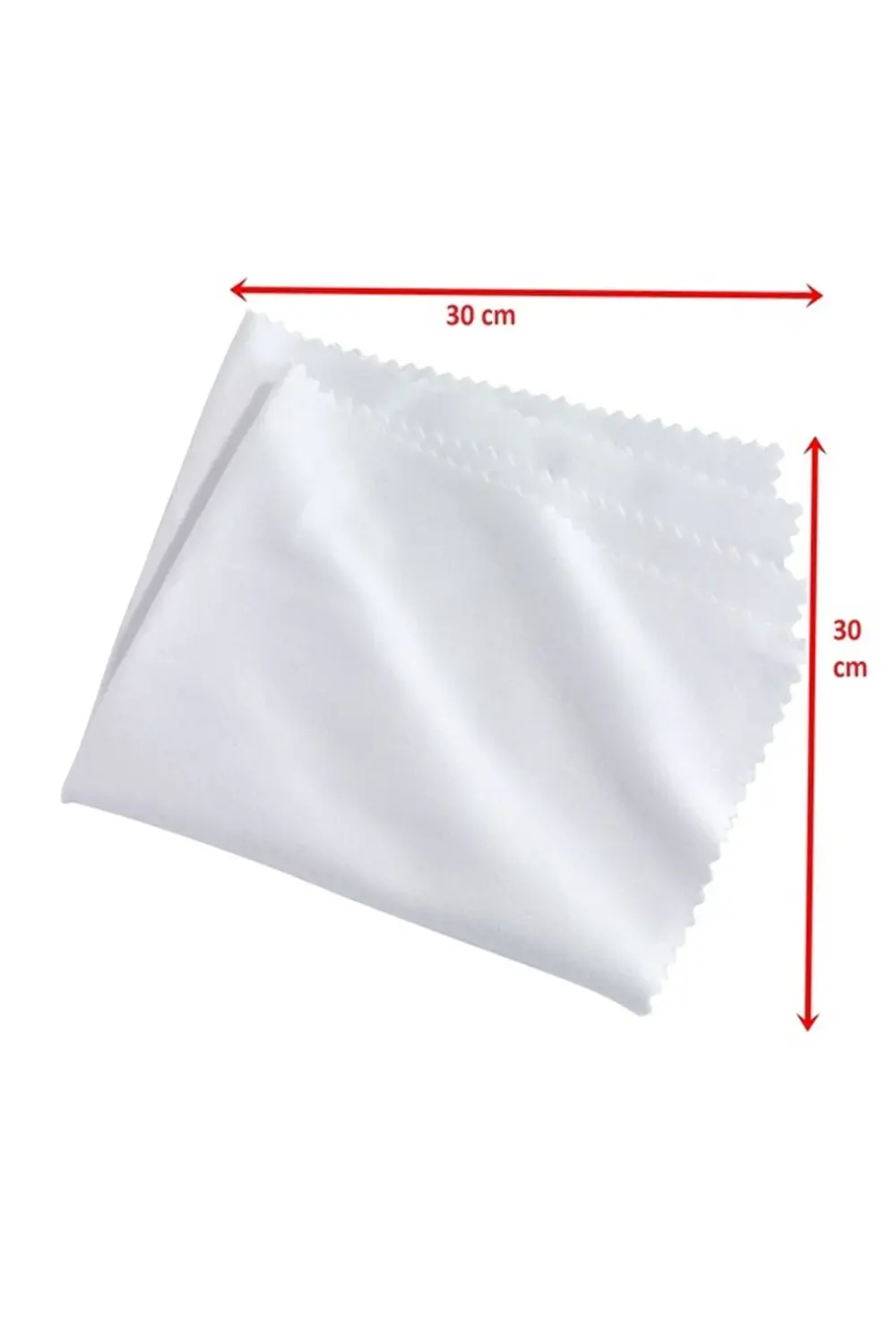 Büyük Gözlük Temizleme Mendili 30X30 2 Adet