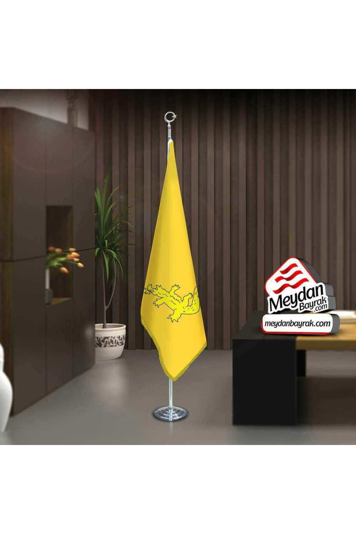 Büyük Hun İmp. Bayrağı-17 Eski Türk Devleti -Ofis -Toplantı Odala