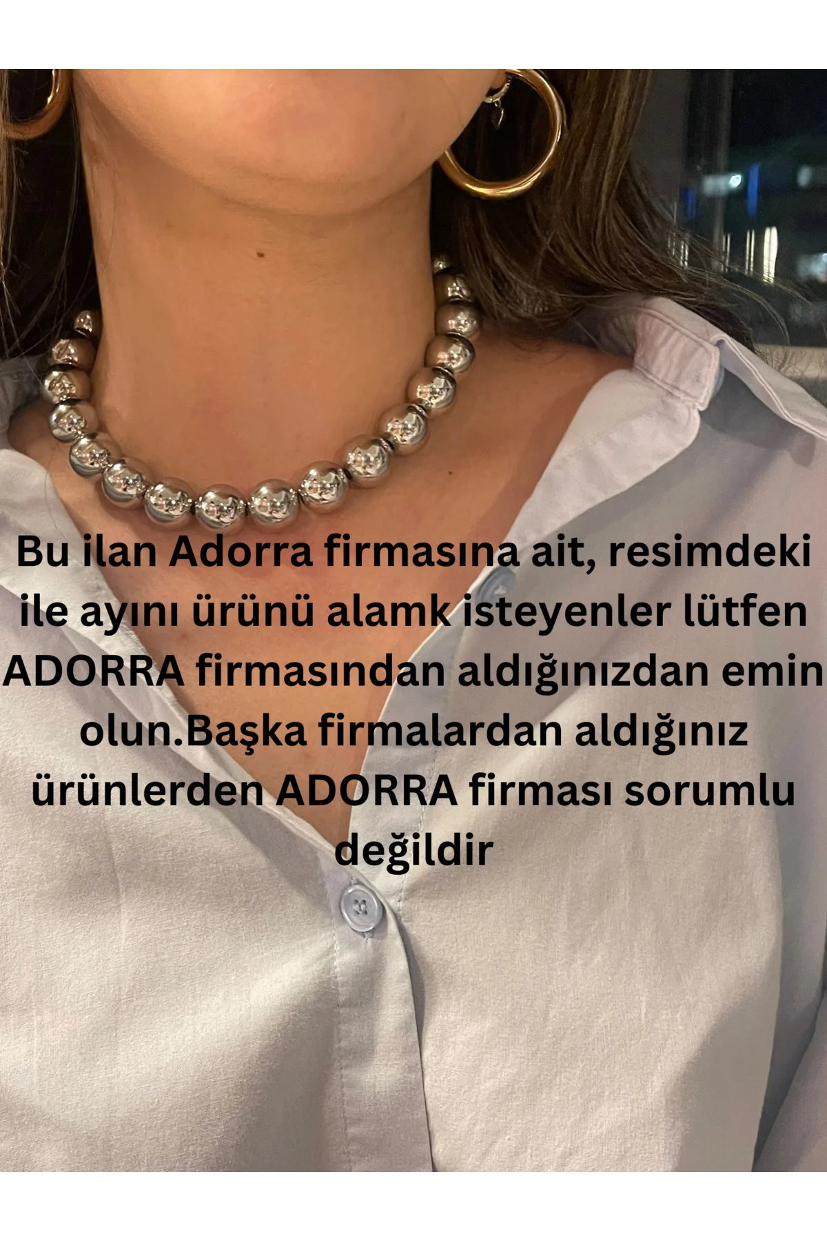 Büyük Inci Top Kolye