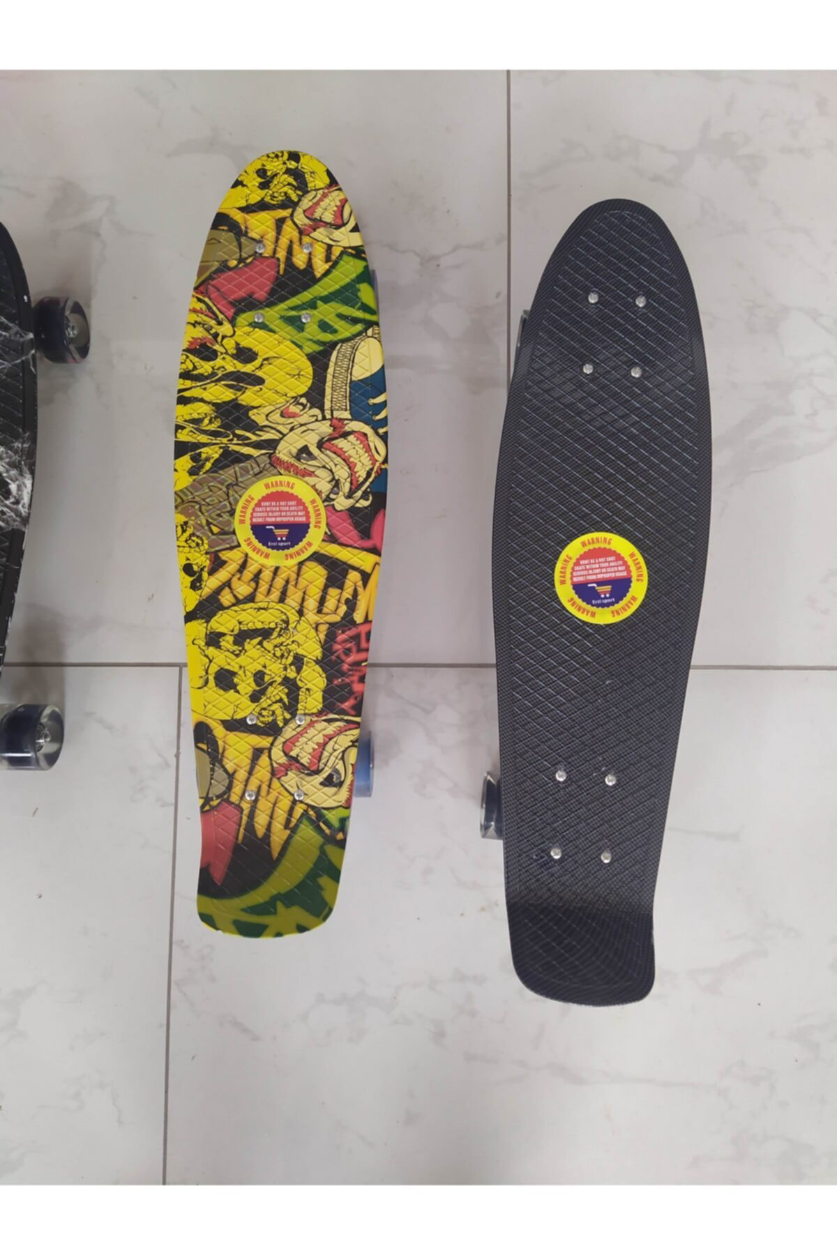 Erzi Büyük Kaykay Silikon Teker İşikli 65 Cm