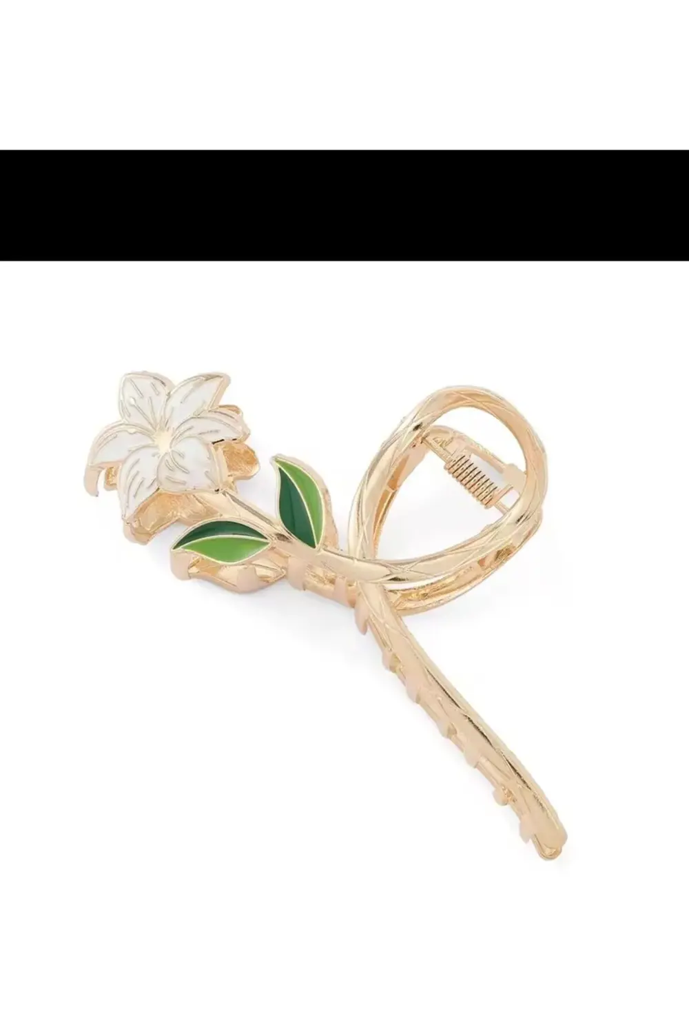 BÜYÜK LÜX METAL ZARİF ÇİÇEK MANDAL TOKA