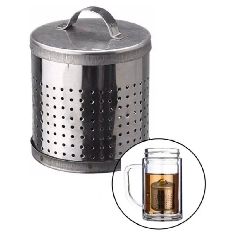 Büyük Metal Çay Süzgeci ile Pratik ve Hijyenik Demleme