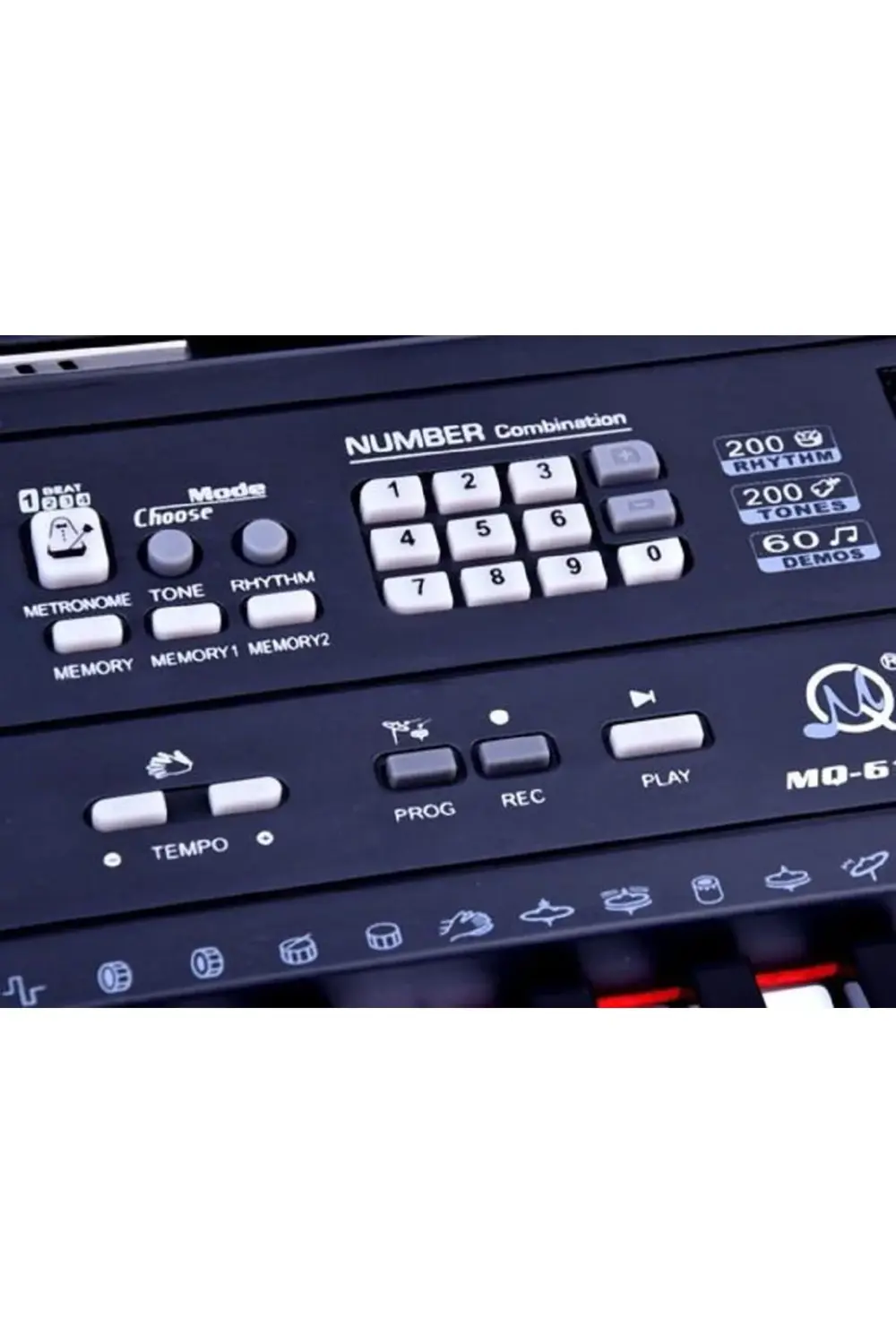 BÜYÜK ORG 5 OKTAV 61 TUŞLU DOLGUN TUŞ ÜST KALİTE