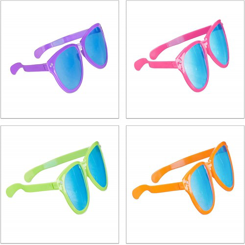 Woody Sofia Büyük Parti Gözlüğü Rengarenk 12 Adet