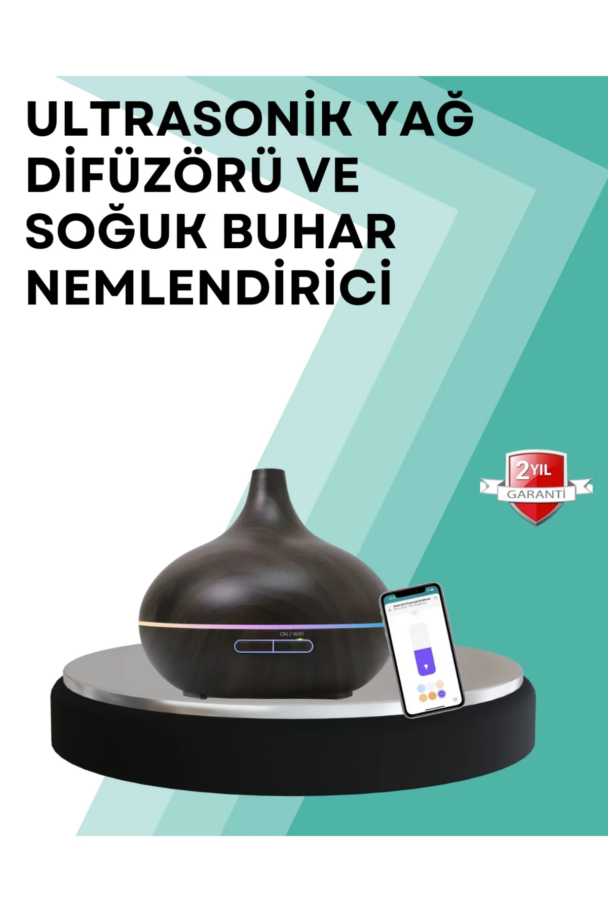 Büyük Su Hazneli Ultrasonik Difüzör ve Oda Nemlendirici