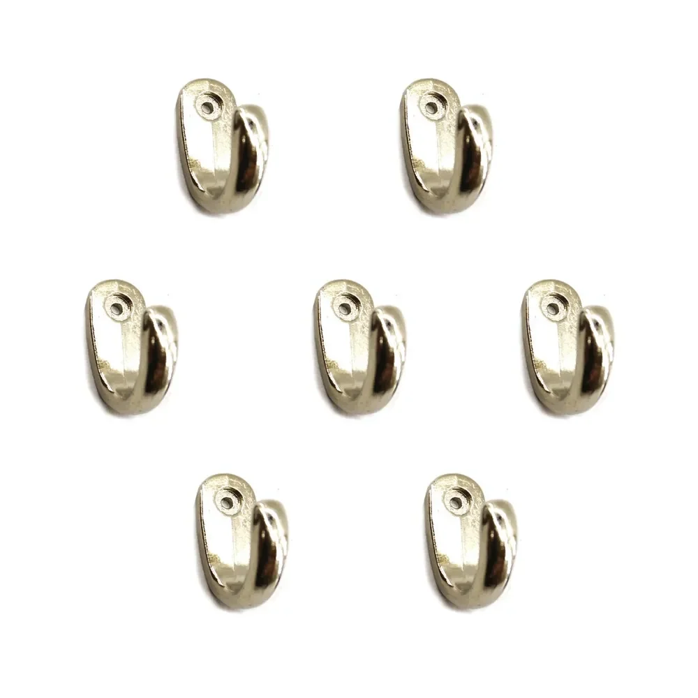 Büyük Tekli Fincan Askı, Dekor Askısı - Nikel, 100 Adet, 12x23x30 Mm