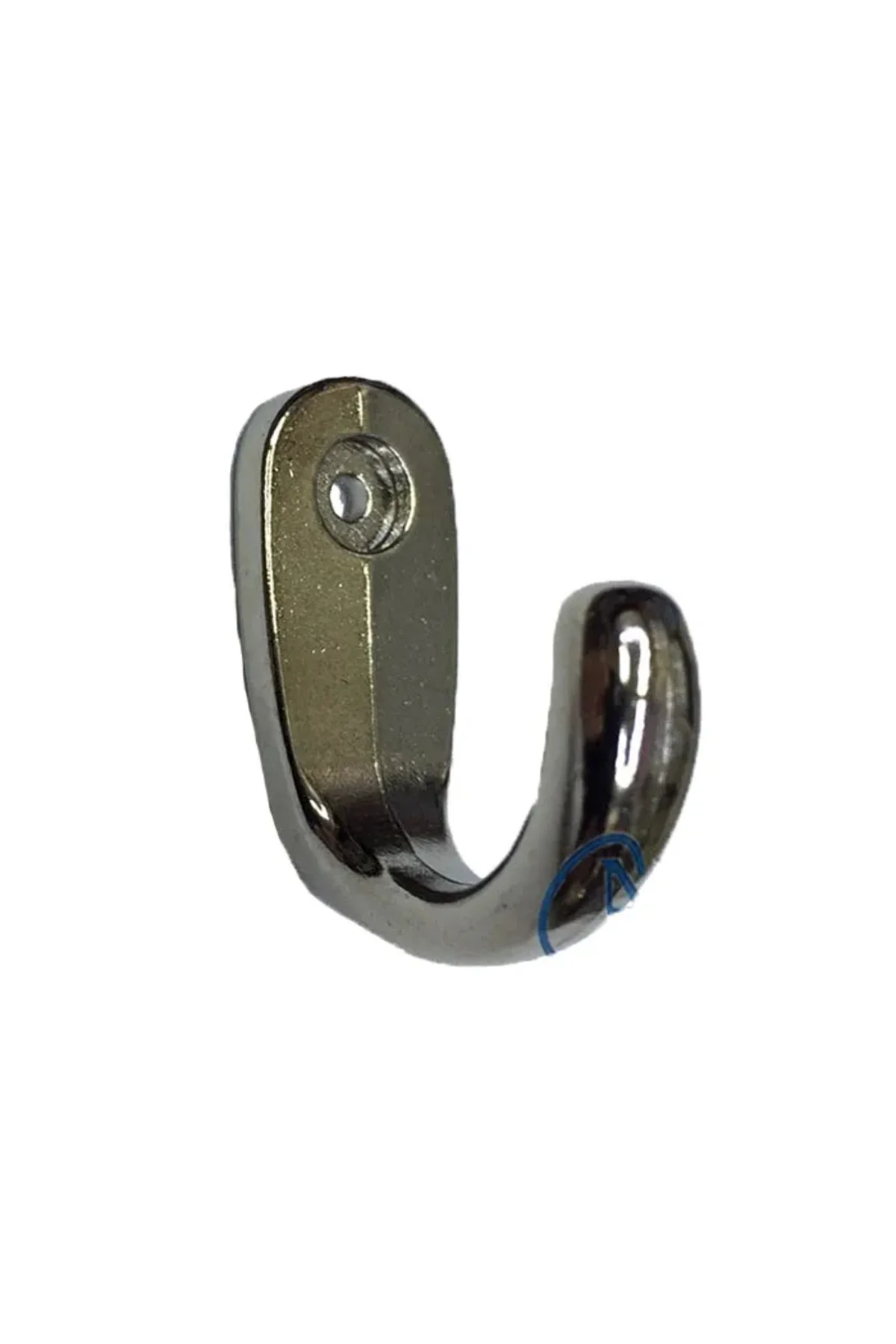 Büyük Tekli Fincan Askı, Dekor Askısı - Nikel, 12x23x30 mm