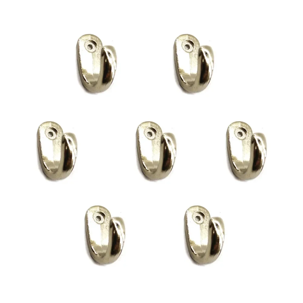 Büyük Tekli Fincan Askı, Dekor Askısı - Nikel, 12x23x30 mm