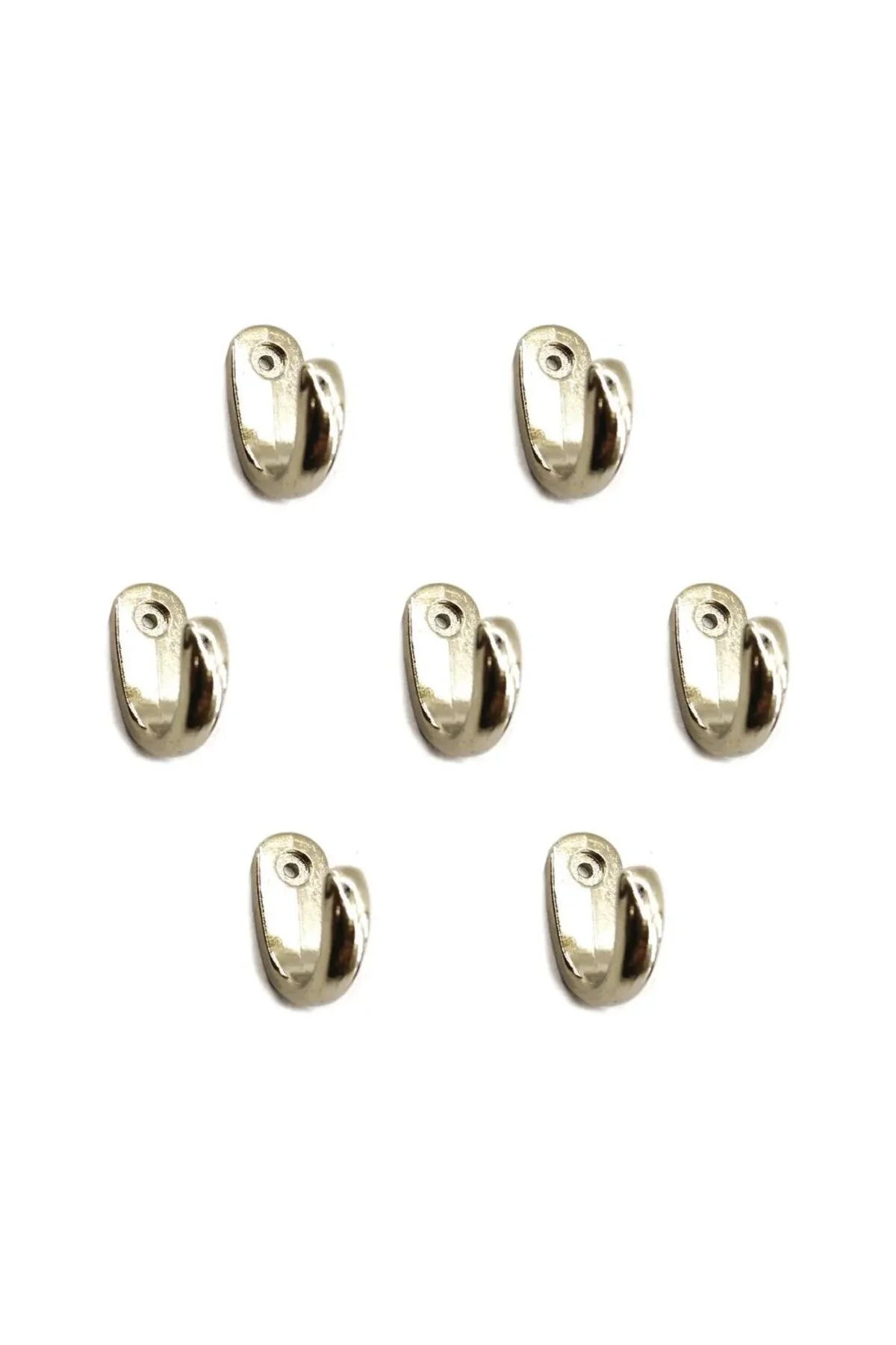 Büyük Tekli Fincan Askı, Dekor Askısı - Nikel, 12x23x30 Mm