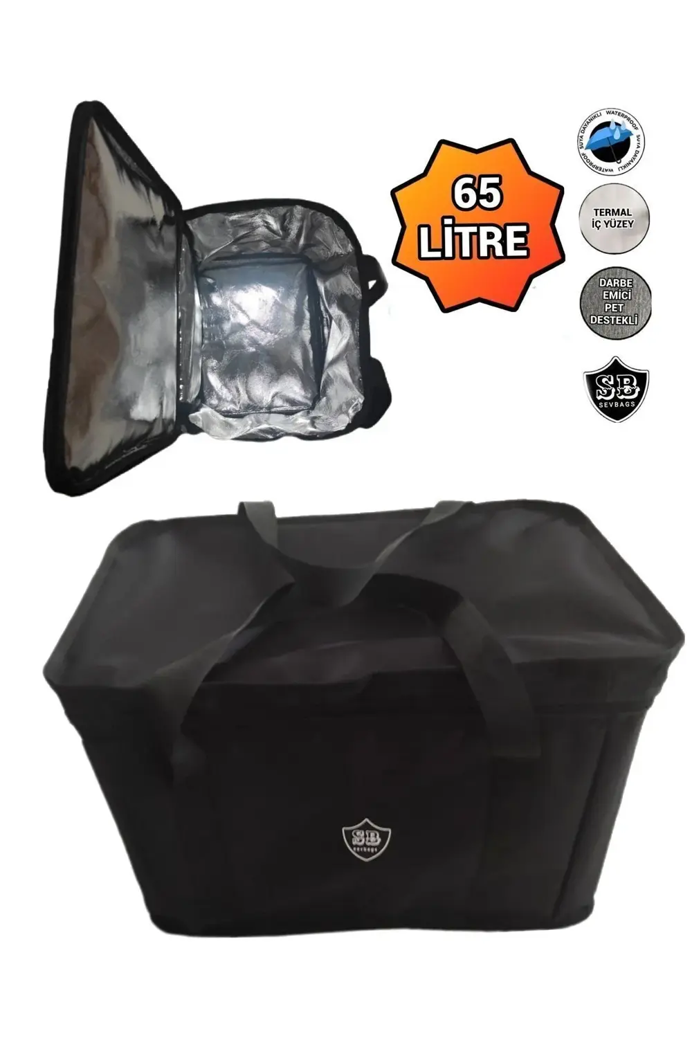 Büyük Termos Termal Termo Çanta 65 Litre 8 Kişilik Aileler Için