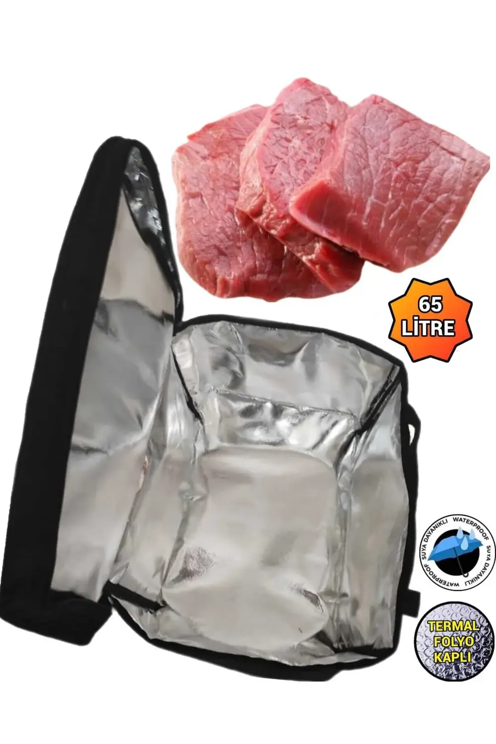 Büyük Termos Termal Termo Çanta 65 Litre 8 Kişilik Aileler Için