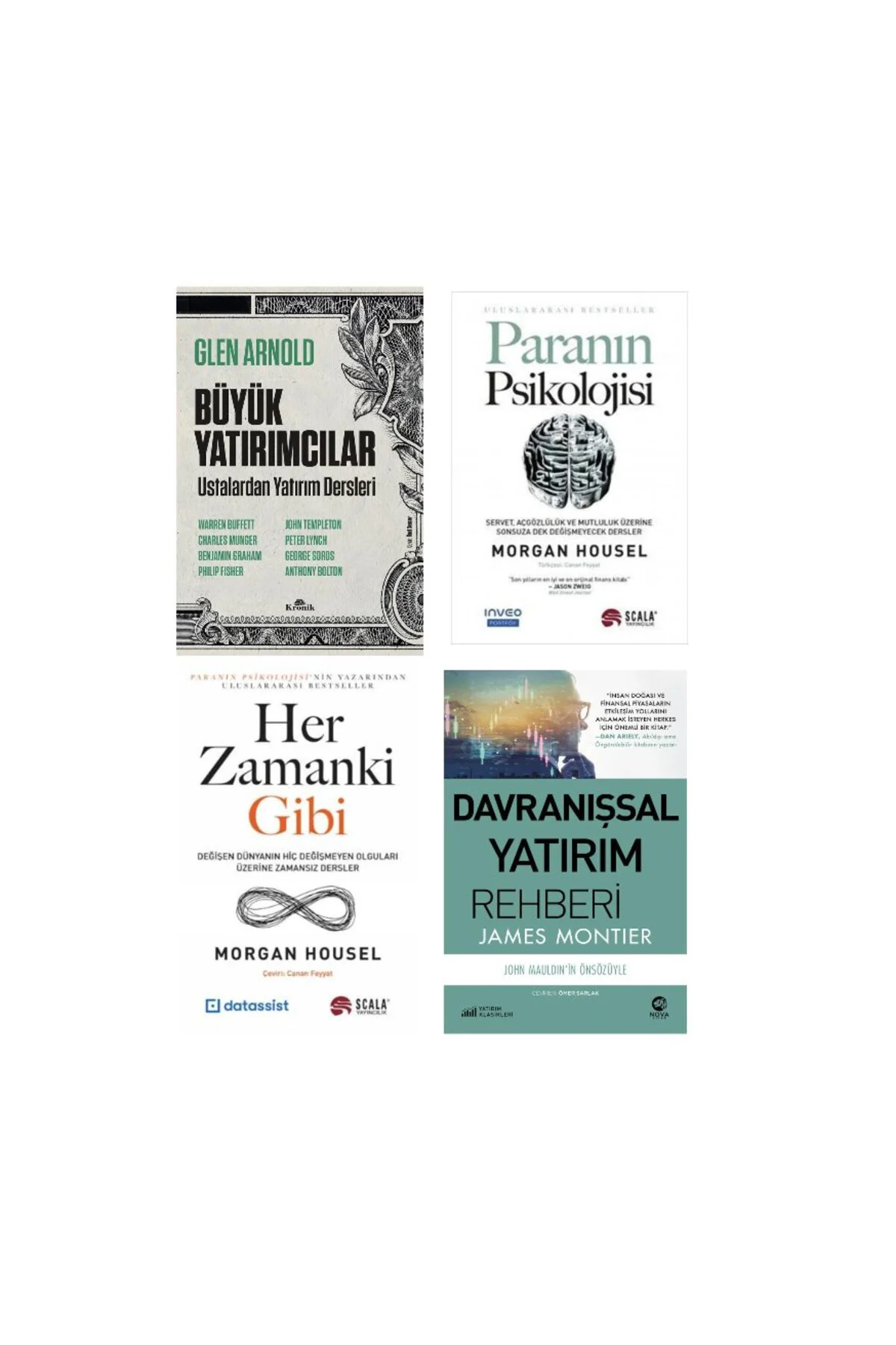 buyuk yatirimcilar-paranin psikolojisi-her zamanki gibi-davranissal yatirim rehberi=4 set Fiyatı, Yorumları ve Özellikleri