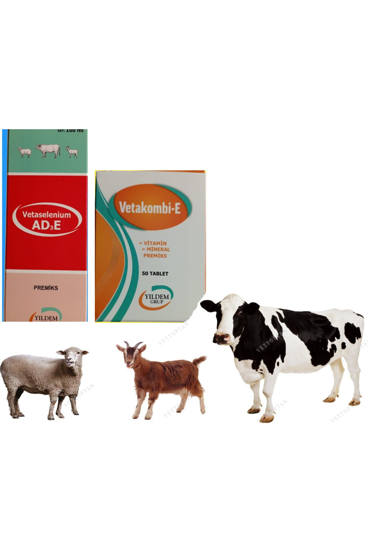 Yıldem Grup Büyükbaş Ve Küçükbaş Hayvanlarınız İçin Vitamin Seti (Vetakobil-