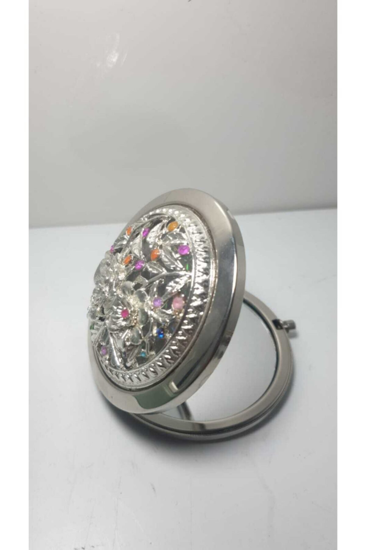 Elif Aksesuar Büyüteçli Savaroski Taşlı Makyaj Aynası