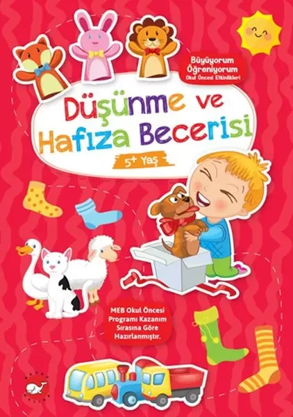 Büyüyorum Öğreniyorum Okul Öncesi Etkinlikleri - Düşünme ve Hafıza Becerisi 5+Yaş Fiyatı, Yorumları ve Özellikleri