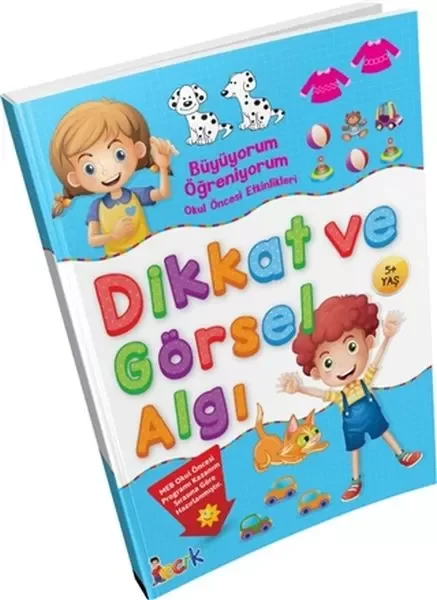 Büyüyorum Öğreniyorum Okul Öncesi Etkinlikleri Dikkat ve Görsel A