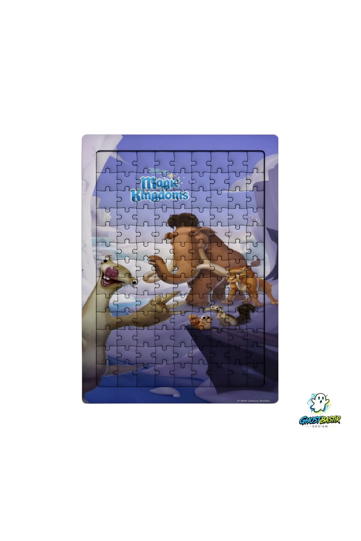 Buz Devri 99 Parça Ayaklı Puzzle – Dekoratif Çocuk Yapbozu 0145