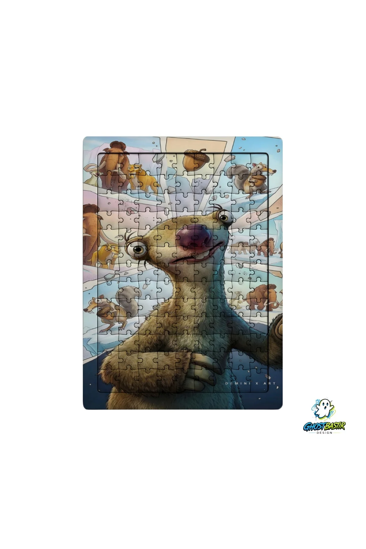 Buz Devri 99 Parça Ayaklı Puzzle – Dekoratif Çocuk Yapbozu 0146
