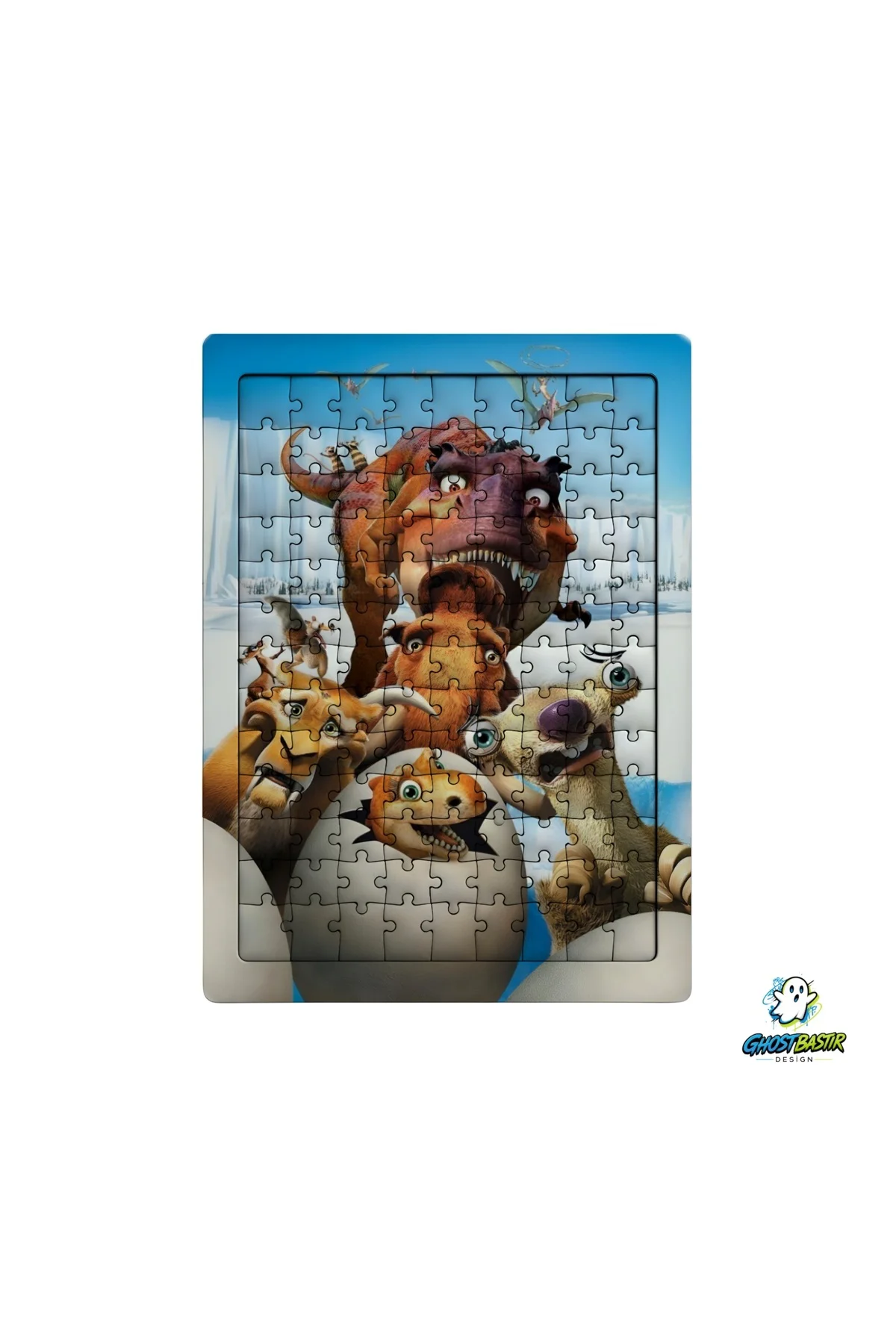 Buz Devri 99 Parça Ayaklı Puzzle – Dekoratif Çocuk Yapbozu 0149