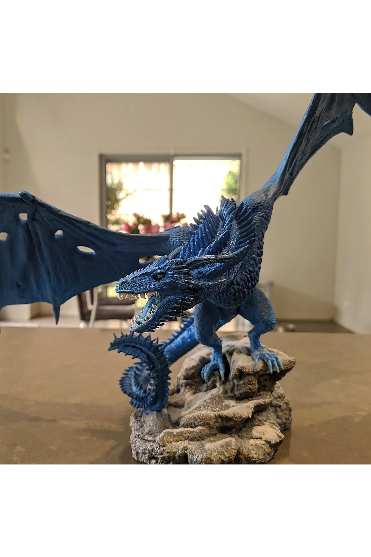 Buz Ejderi Viserion Game Of Thrones Boyalı Figür 23 Cm (DEV BOY)