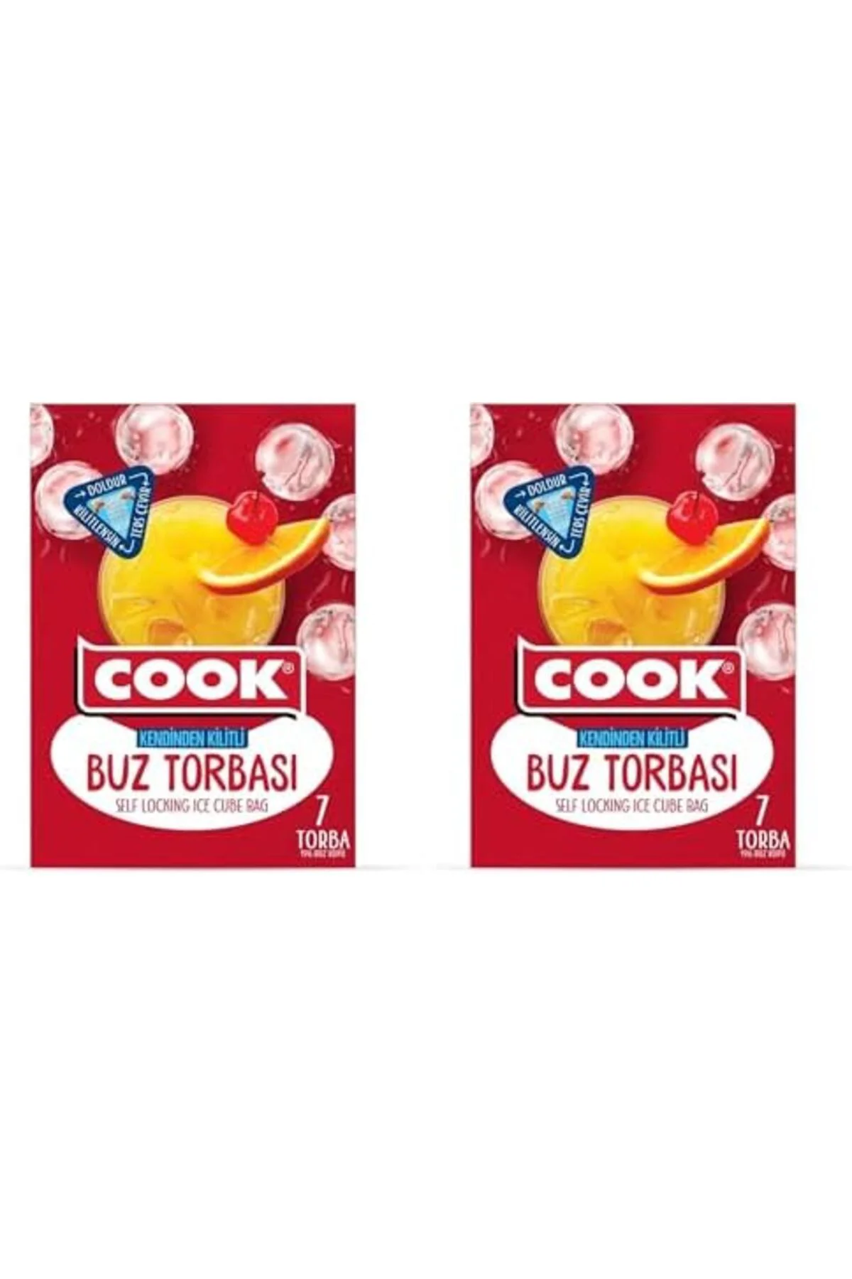Buz Torbası, Kendinden Kilitli (7 Adet/Kutu içi) 2li paket 1268290 Fiyatı, Yorumları ve Özellikleri