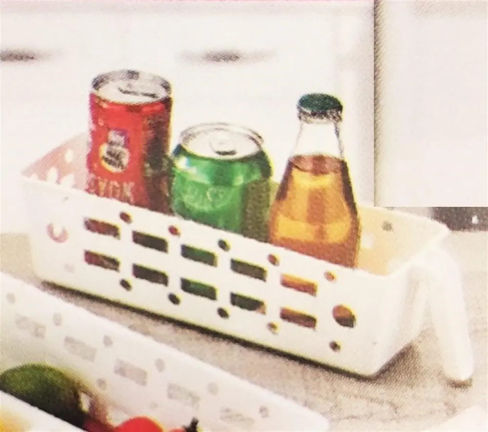 Buzdolabı İçi Düzenleyici Plastik Saplı Mini Organizer Sepet (474