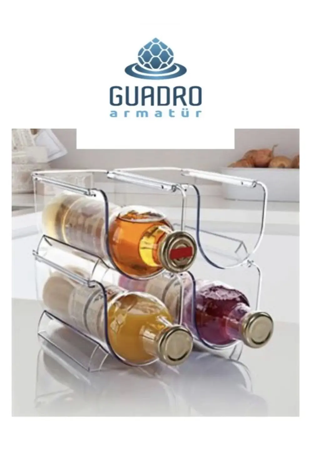 Buzdolabı Içi Meşrubat Şişe Rafı 4lü Set