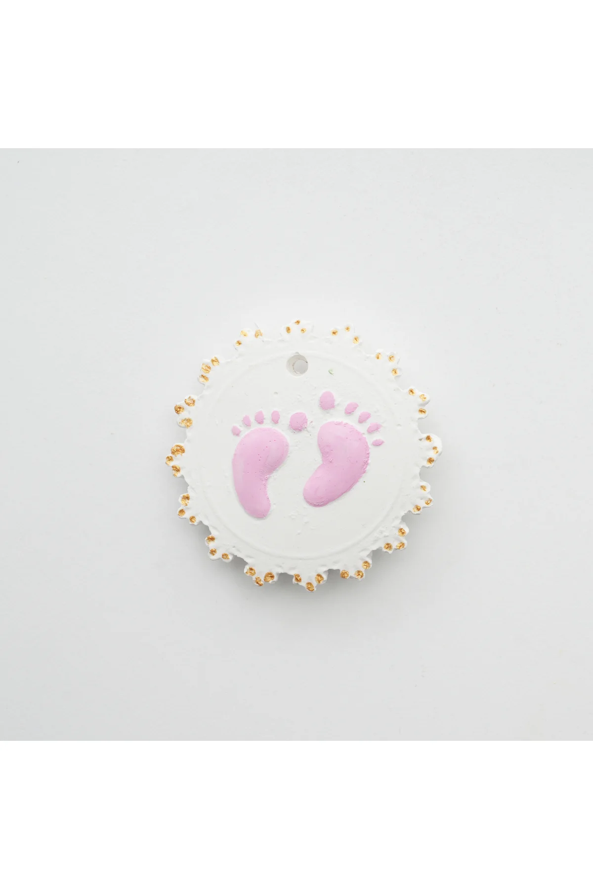 Buzdolabı Magnet, Buzdolabı Süsü - Bebek Ayağı - Pembe