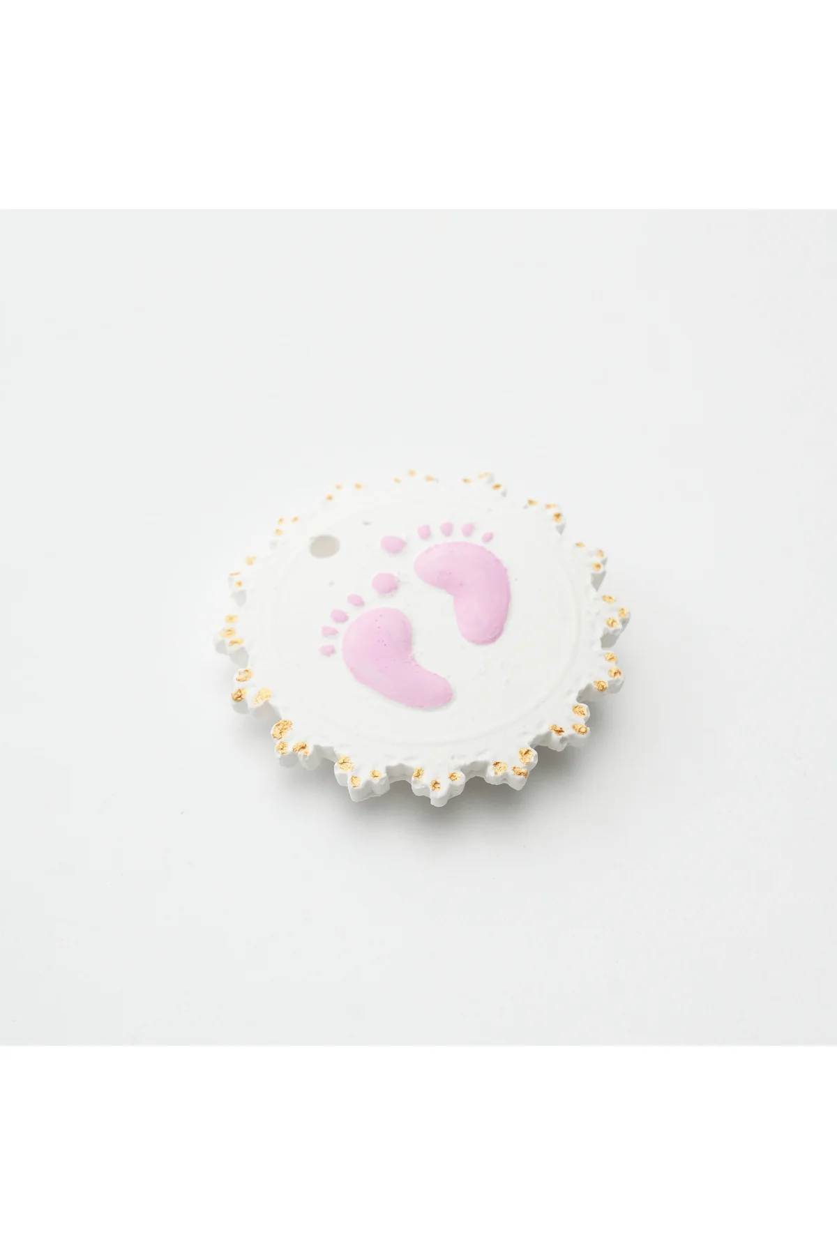 Buzdolabı Magnet, Buzdolabı Süsü - Bebek Ayağı - Pembe