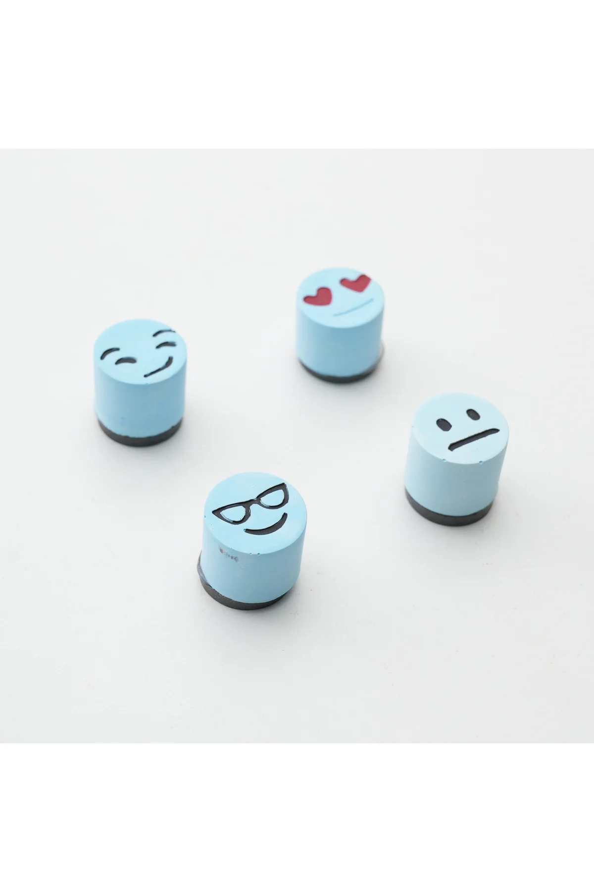 Buzdolabı Magnet, Buzdolabı Süsü - Emoji Set 7 - Mavi