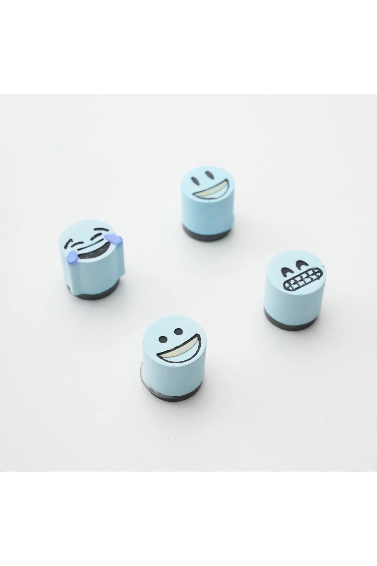 Buzdolabı Magnet, Buzdolabı Süsü - Emoji Set 4 - Mavi