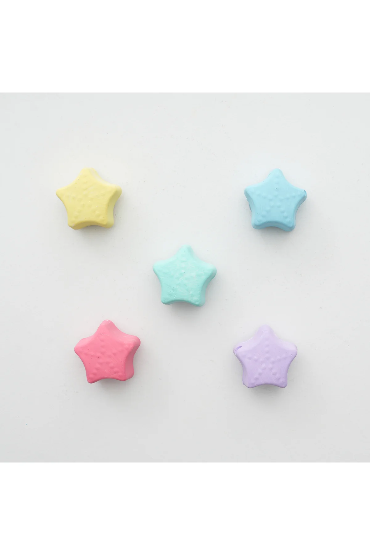 Buzdolabı Magnet, Buzdolabı Süsü - Yıldız Set 1 - Soft Renkler