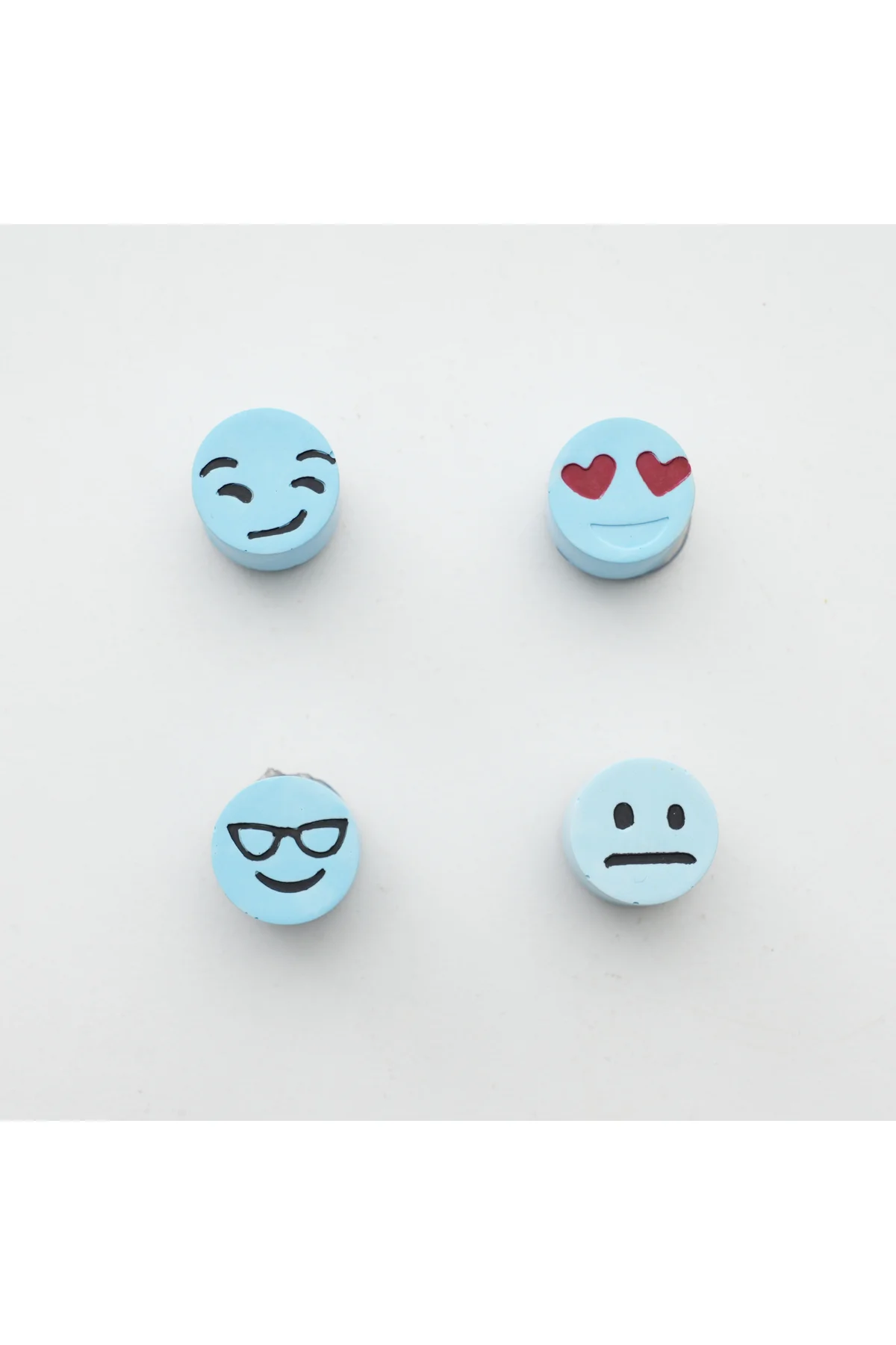 Buzdolabı Magnet, Buzdolabı Süsü - Emoji Set 7 - Mavi