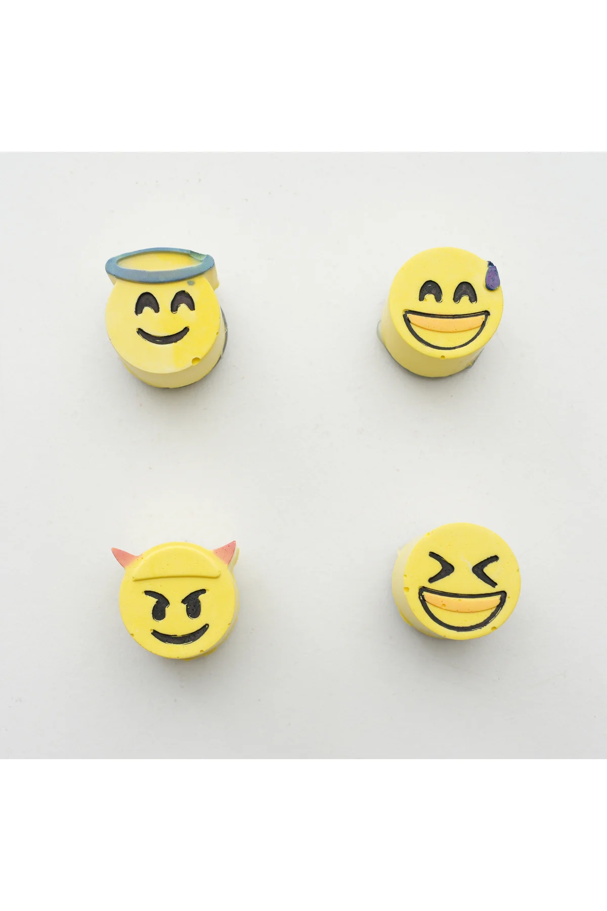Buzdolabı Magnet, Buzdolabı Süsü - Emoji Set 2 - Sarı