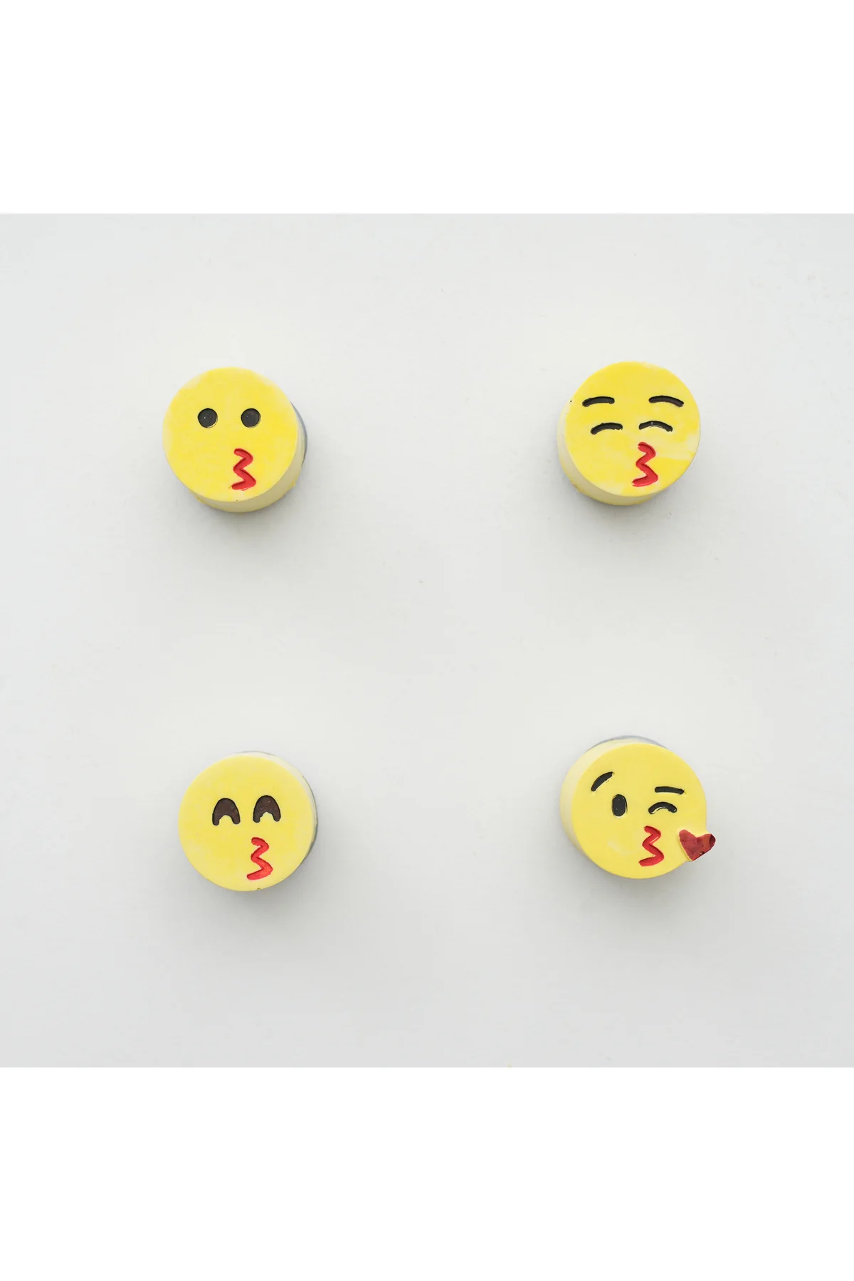Buzdolabı Magnet, Buzdolabı Süsü - Emoji Set 3 - Sarı