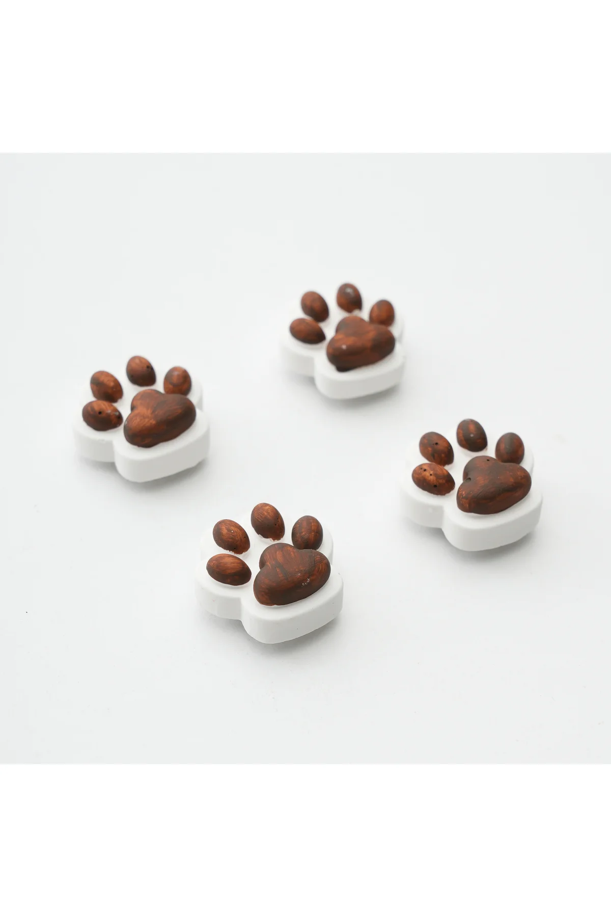 Buzdolabı Magnet, Buzdolabı Süsü - Pati Set 2 - Kahverengi