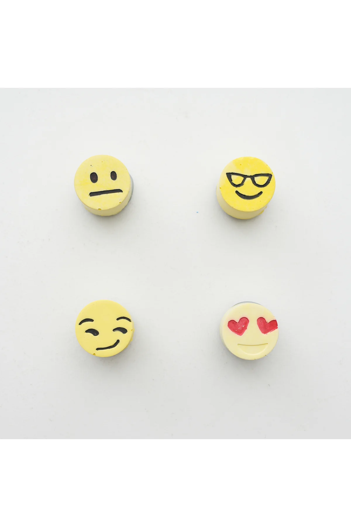 Buzdolabı Magnet, Buzdolabı Süsü - Emoji Set 7 - Sarı