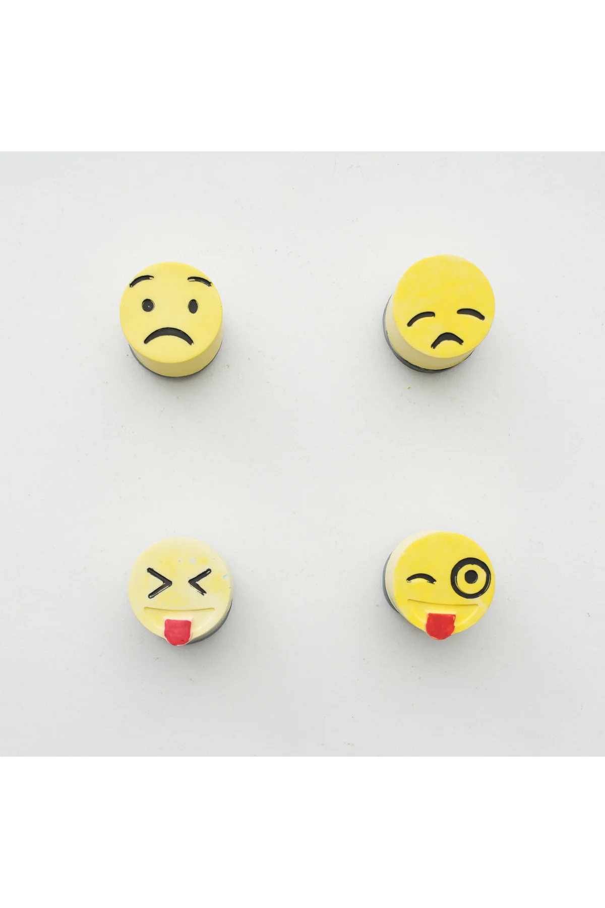 Buzdolabı Magnet, Buzdolabı Süsü - Emoji Set 1 - Sarı