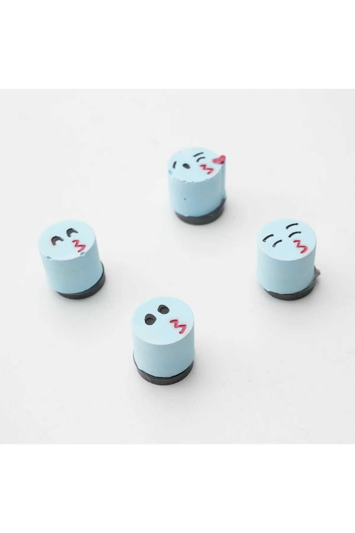 Buzdolabı Magnet, Buzdolabı Süsü - Emoji Set 3 - Mavi