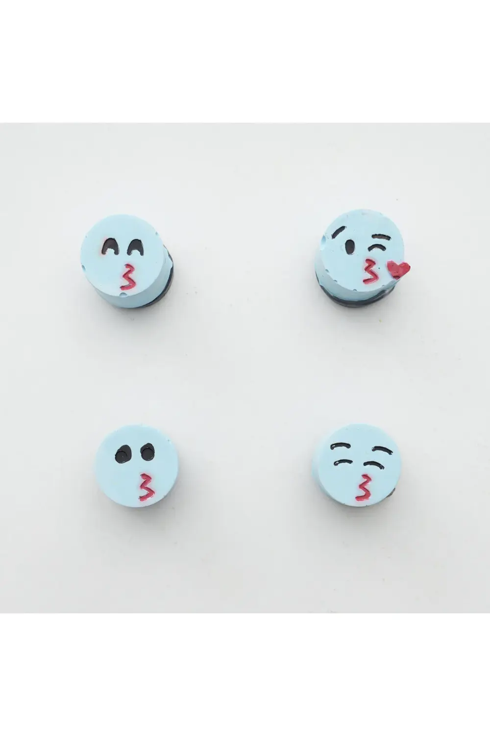 Buzdolabı Magnet, Buzdolabı Süsü - Emoji Set 3 - Mavi