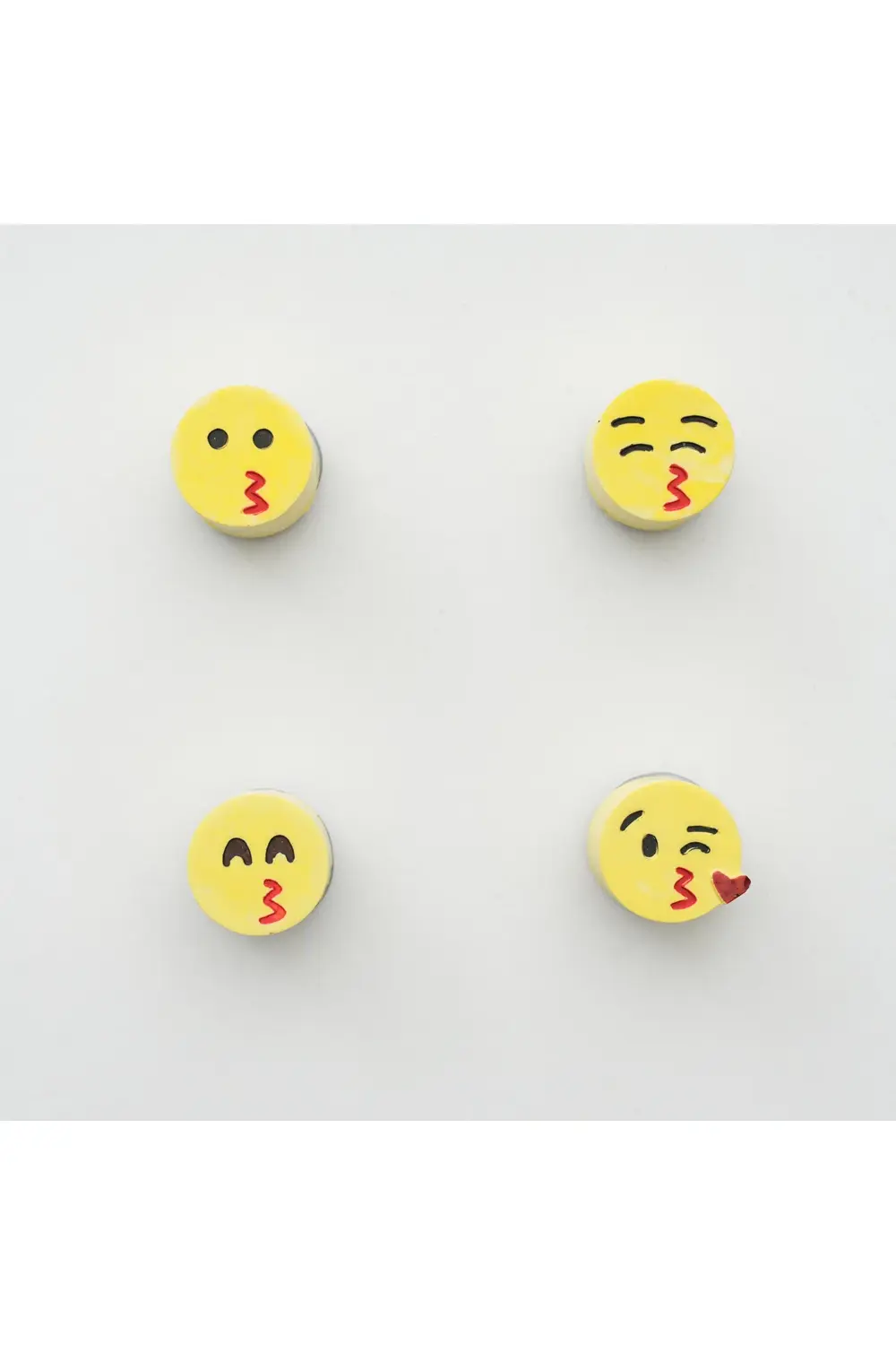 Buzdolabı Magnet, Buzdolabı Süsü - Emoji Set 3 - Sarı