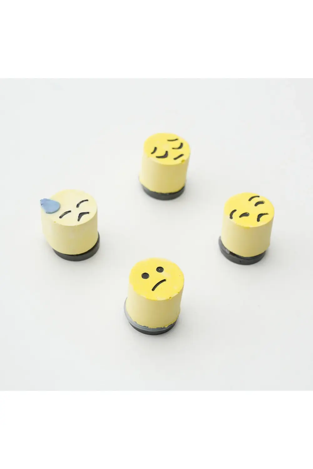 Buzdolabı Magnet, Buzdolabı Süsü - Emoji Set 5 - Sarı