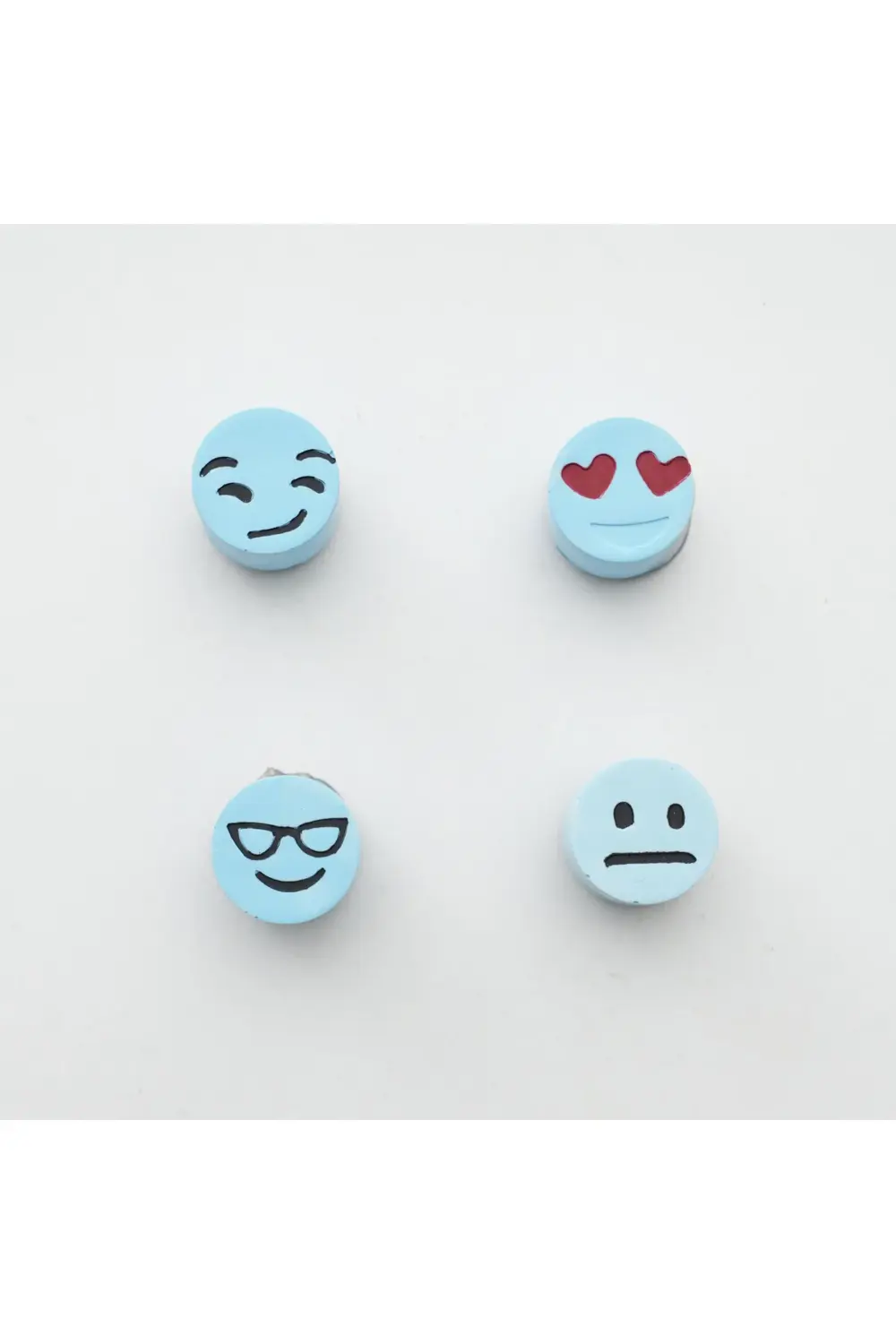 Buzdolabı Magnet, Buzdolabı Süsü - Emoji Set 7 - Mavi
