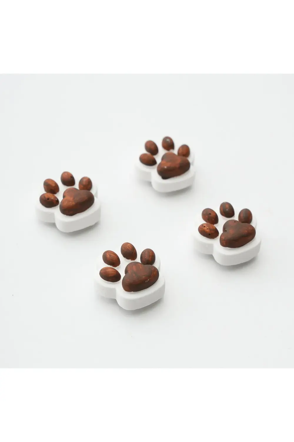 Buzdolabı Magnet, Buzdolabı Süsü - Pati Set 2 - Kahverengi