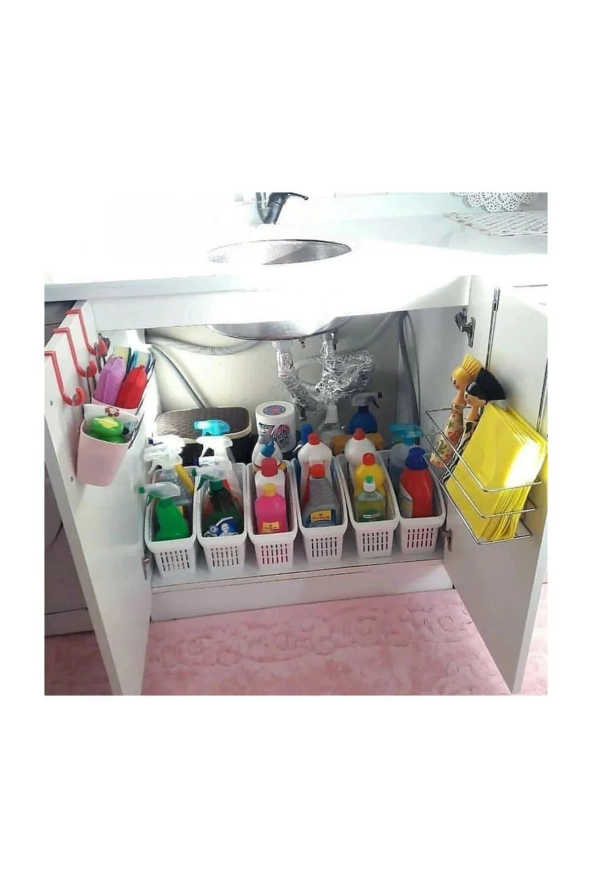 Buzdolabı Sepeti Dolap Içi Düzenleyici Sepet Organizer 5 Adet