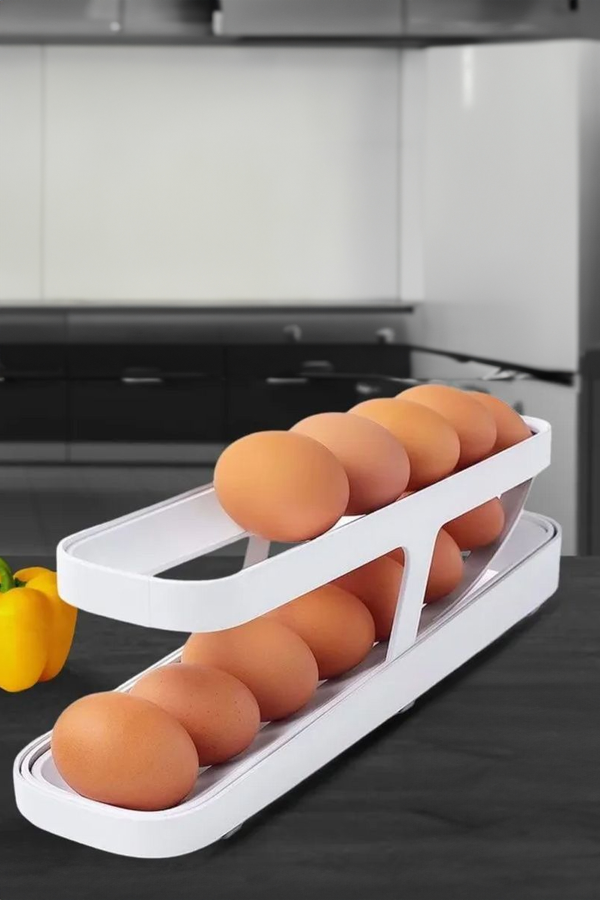 Buzdolabı Yumurta Organizeri, 14 Yumurta Kapasiteli Saklama Düzen